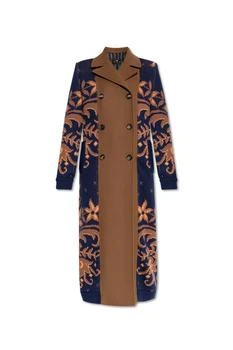 ETRO | Etro Floral Jacquard Double Breasted Coat