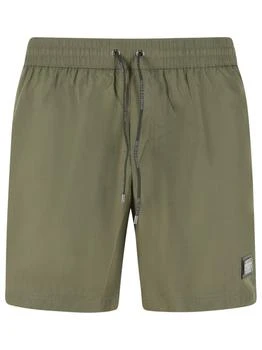 Dolce & Gabbana | Dolce & Gabbana Logo Plate Swim Shorts