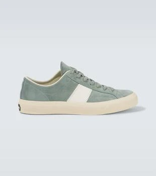 Tom Ford | Cambridge leather-trimmed suede sneakers