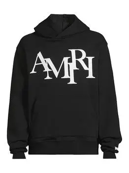 Logo Staggered Hoodie