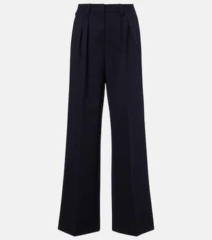 Max Mara | Molo pleated wool and cotton-blend pants