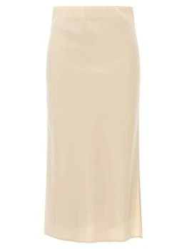 Brunello Cucinelli | Brunello Cucinelli Slit Detailed Midi Skirt