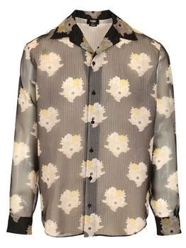 Fendi | Fendi Floral Printed Oversized Shirt