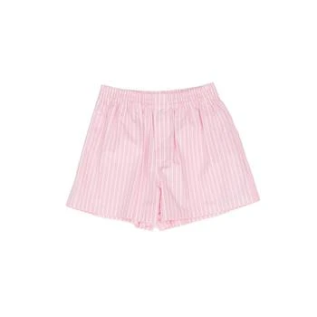 Balenciaga | Balenciaga Pinstriped Elastic Waist Shorts