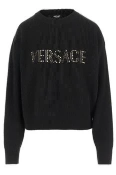 Versace | Versace Logo-Embellished Crewneck Jumper