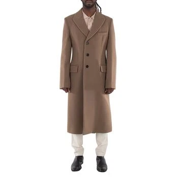 Single Breasted Wool Coat