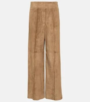 Brunello Cucinelli | Wide-leg suede pants