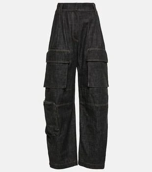 Brunello Cucinelli | High-rise denim cargo pants