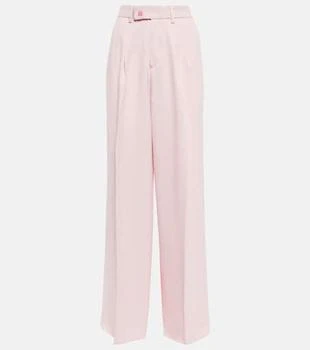 AMIRI | Pleated high-rise wide-leg pants