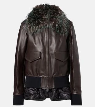 Sacai | Leather jacket