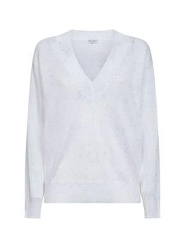 Brunello Cucinelli | Brunello Cucinelli V-Neck Knitted Jumper