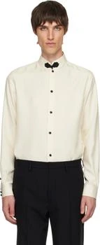 Valentino | Off-White Silk Shantung Shirt