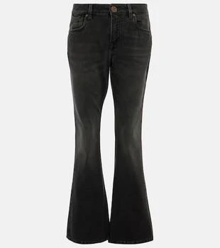 Balmain | Western low-rise bootcut jeans