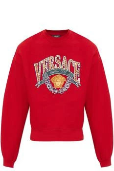 Versace | Versace Logo-Embellished Crewneck Sweatshirt