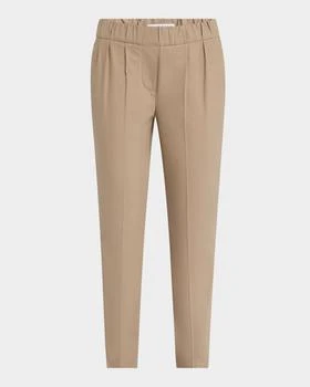 Brunello Cucinelli | Cotton Slim-Leg Ankle Pull-On Pants