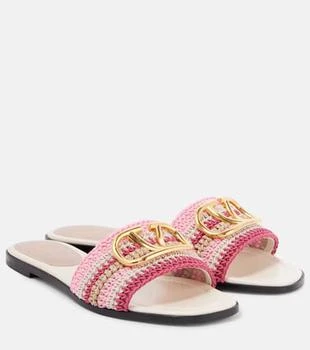 Valentino | VLogo Signature crochet slides