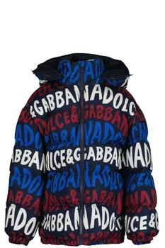 Dolce & Gabbana | Dolce & Gabbana Kids All-Over Logo Printed Winter Jacket