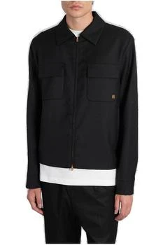 AMIRI | Amiri Logo Plaque Zip-Up Jacket
