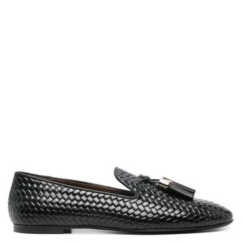 Giuseppe Zanotti | Giuseppe Zanotti Gz-Weave Woven Leather Loafers, Brand Size 35 ( US Size 5 )