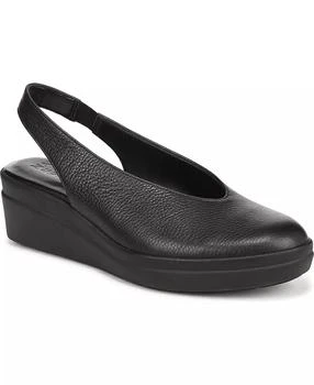Women
s Slingback Leather Wedges