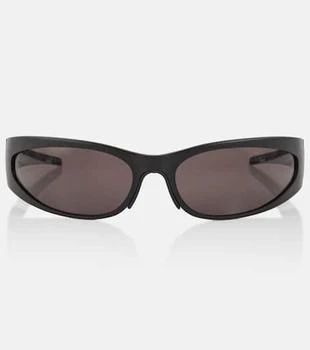 Balenciaga | Reverse Xpander oval sunglasses