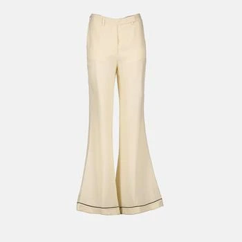 Prada | Prada High Waist Tonal Stitched Trousers