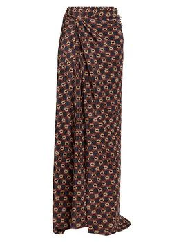 Dries Van Noten | Smila Mosaique Bias Maxi Skirt
