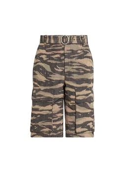 Jil Sander | Camouflage Belted Shorts
