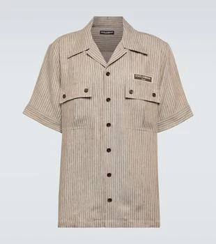 Dolce
Gabbana | Striped linen shirt