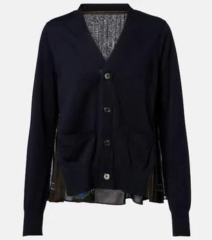 Sacai | Paneled cardigan