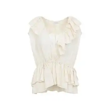 Dries Van Noten | Dries Van Noten Muslin Ruffled Top