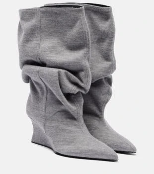 Balmain | Draped ankle boots