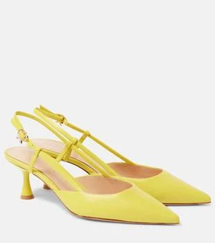 Gianvito Rossi | Ascent 55 leather slingback pumps