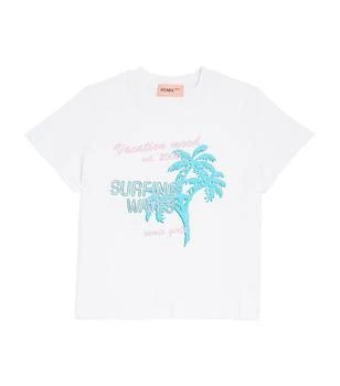 Designers Remix Girls Organic Cotton Brixton T-Shirt (8-16 Years)