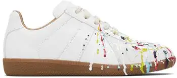 MAISON MARGIELA | White Paint Replica Sneakers