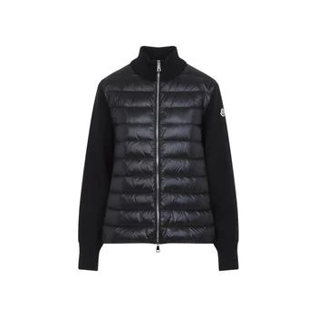 Moncler | Moncler Logo Patch Quilted Padded Cardigan