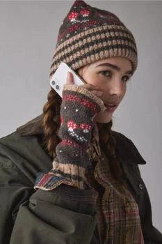 Urban Outfitters Mushroom Pattern Fingerless Glove