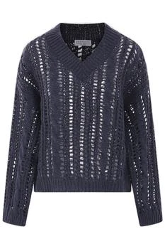Brunello Cucinelli | Brunello Cucinelli Cable-Knit Mesh Jumper