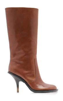 Dries Van Noten | Dries Van Noten Leather Knee Boots - Moda Operandi