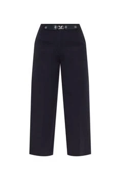 Max Mara | Max Mara Novella Logo Plaque Cropped Trousers