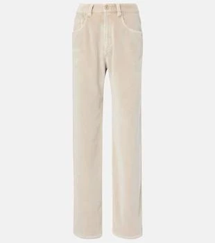 Brunello Cucinelli | Dyed cotton wide-leg pants
