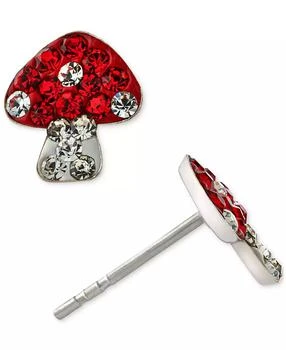 Giani Bernini Giani Bernini Crystal Mushroom Stud Earrings in Sterling Silver, Created for Macy
s