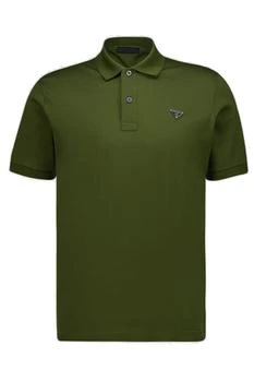 Prada | Prada Triangle-Logo Short-Sleeved Polo Shirt