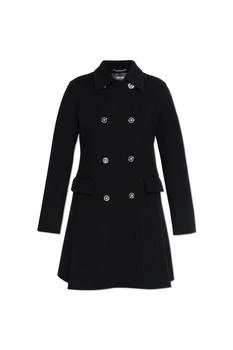 Versace | Versace Double-Breasted A-Line Coat
