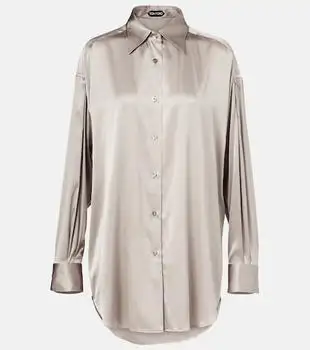 Tom Ford | Silk-blend satin shirt