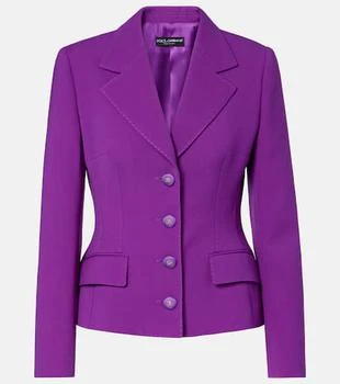 Dolce 
Gabbana | Virgin wool crêpe blazer