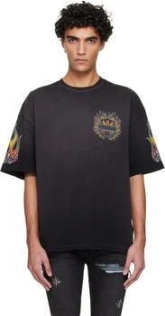 AMIRI | Black MA Flames Oversized T-shirt