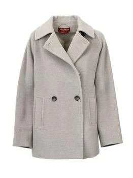 Max Mara | Max Mara Studio Double-Breasted Peacoat