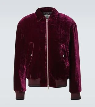 Dries Van Noten | Velvet bomber jacket