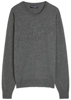 Dolce & Gabbana | Logo-appliquéd wool sweatshirt